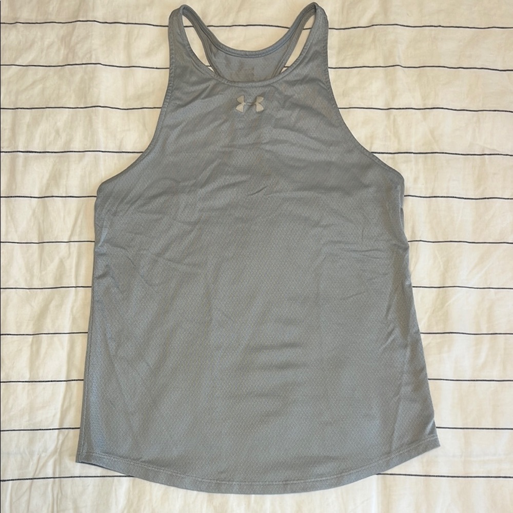 Under Armour Gray Racerback Workout Tank Top